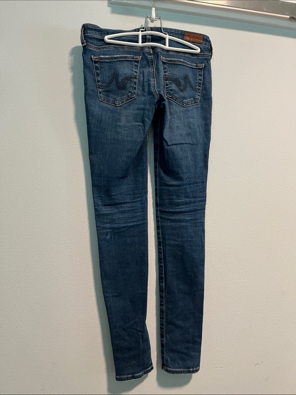 Ag Adriano Goldschmied Dark Blue Skinny Jeans - Picture 4 of 16